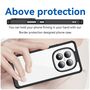 Sto�fest f�r Xiaomi Redmi Note 15 Pro 4G TPU Acryl Hybrid Schwarz