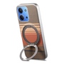 MagSafe Drehkippst�nder Muster Xiaomi Redmi 15C 4G / 5G TPU Kunstleder