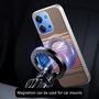 MagSafe Drehkippst�nder Muster Xiaomi Redmi 15C 4G / 5G TPU Kunstleder