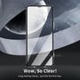 Magnetisch Metall f�r Sony Xperia 10 VIII Full Schutz Hartglas Schwarz