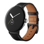 F�r Google Pixel Watch 4 / 3 45mm Faser-Leder Ersatz Armband Schwarz4