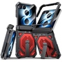 Klapph�lle Kickstand f�r Samsung Galaxy Z Flip 7 + 8 5G Outdoor Rot