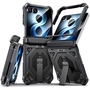 Klapph�lle Kickstand Samsung Galaxy Z Flip 7 + 8 5G Outdoor Schwarz