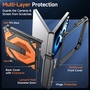 Klapph�lle Kickstand Samsung Galaxy Z Flip 7 + 8 5G Outdoor Orange