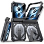 Klapph�lle Kickstand f�r Samsung Galaxy Z Flip 7 + 8 5G Outdoor Grau