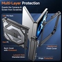 Klapph�lle Kickstand f�r Samsung Galaxy Z Flip 7 + 8 5G Outdoor Grau