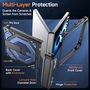 Klapph�lle Kickstand f�r Samsung Galaxy Z Flip 7 + 8 5G Outdoor Blau