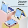 SkinFeel f�r Samsung Galaxy Z Flip8 5G Full Cover sto�fest Schwarz