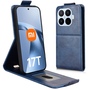 Flipcase Kunstleder Xiaomi 17T Pro Klapph�lle mit Kartenfach Blau