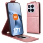 Flipcase Kunstleder Xiaomi 17T Pro Klapph�lle mit Kartenfach Pink