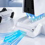 PS5 Ladestation Cooling Dock mit 3-Speed Fan Dual Controller Zubeh�r