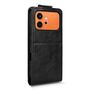 Flipcase Kunstleder Honor 600 / 600 Pro Klapph�lle Kartenfach Schwarz