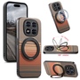 MagSafe Dreh Ring f�r Xiaomi Redmi Note 15 Pro 5G Kameraschutz Braun