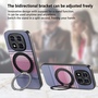 MagSafe Dreh Ring f�r Xiaomi Redmi Note 15 Pro 5G Kameraschutz Lila