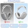 3 in 1 Silikon Schutzh�lle f�r Apple AirPods Max / Max 2 Wei� Zubeh�r