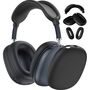 3 in 1 Silikon Schutzh�lle f�r Apple AirPods Max / Max 2 Black Zubeh�r