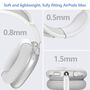 3 in 1 Silikon Schutzh�lle f�r Apple AirPods Max / Max 2 Black Zubeh�r