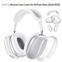 3 in 1 Silikon Schutzh�lle f�r Apple AirPods Max / Max 2 Lila Zubeh�r