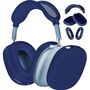 3 in 1 Silikon Schutzh�lle f�r Apple AirPods Max / Max 2 Blau Zubeh�r
