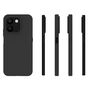 f�r Honor 600 Smart 5G TPU Silikon Slim D�nn Flexibel Cover Schwarz