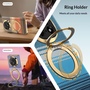 MagSafe Drehkippst�nder Muster f�r Honor Magic V5 5G Kunstleder Braun
