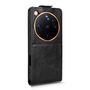 Flipcase Kunstleder f�r Oppo Find X9 Ultra 5G Klapph�lle mit Kartenfach Schwarz