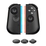 F�r Nintendo Switch 2 Split Controller Hall Joysticks und RGB Schwarz