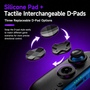F�r Nintendo Switch 2 Split Controller Hall Joysticks und RGB Schwarz