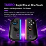 F�r Nintendo Switch 2 Split Controller Hall Joysticks und RGB Rosa