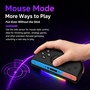 F�r Nintendo Switch 2 Split Controller Hall Joysticks und RGB Rosa