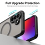MagSafe f�r Samsung Galaxy A27 5G TPU Hybrid Kameraschutz Matt Schwarz