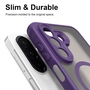 MagSafe f�r Samsung Galaxy A27 5G TPU Hybrid Kameraschutz Matt Lila