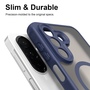 MagSafe f�r Samsung Galaxy A27 5G TPU Hybrid Kameraschutz Matt Blau
