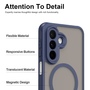MagSafe f�r Samsung Galaxy A27 5G TPU Hybrid Kameraschutz Matt Blau