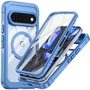 Magsafe magnetisch + H9 Display Glas Google Pixel 11 Pro XL Blau