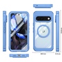 Magsafe magnetisch + H9 Display Glas Google Pixel 11 Pro XL Blau
