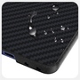 Carbon Optik Kameraschutz PC TPU f�r Samsung Galaxy Z Flip8 5G Schwarz