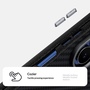 Carbon Optik Kameraschutz PC TPU f�r Samsung Galaxy Z Fold8 5G Grau