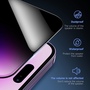 F�r Apple iPhone 18 Pro SnapFit Privacy 9H Glas Installationshilfe