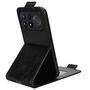 Kunstleder Klapp Tasche f�r Xiaomi Poco F9 Ultra 5G Kartenfach Schwarz