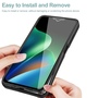 360 Grad Xiaomi Redmi 17 5G / 4G Display Folie & Kameraschutz Schwarz