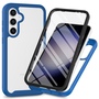 360 Grad Samsung Galaxy S26 FE / S25 FE Folie & Kameraschutz Blau