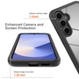 360 Grad Samsung Galaxy S26 FE / S25 FE Folie & Kameraschutz Rot