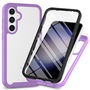 360 Grad Samsung Galaxy S26 FE / S25 FE Folie & Kameraschutz Lila