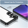 Sto�fest f�r Samsung Galaxy S26 FE TPU Acryl Hybrid Schwarz