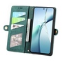 Wallet Klapp Tasche f�r Samsung Galaxy S26 FE Kunstleder Zipper Gr�n