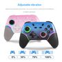 X9 Wireless Controller PC Switch PS4 X9 RGB 2.4G Blau