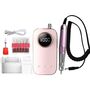 Hollow Cup Nail File Remover High Power Nail Care Tool Kosmetik Pink 