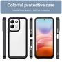 Sto�fest f�r Xiaomi Redmi 17 4G / 17 5G TPU Acryl Hybrid Schwarz
