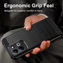 Silikon f�r Xiaomi Redmi 17 4G / 5G Carbon Design Design TPU Schwarz